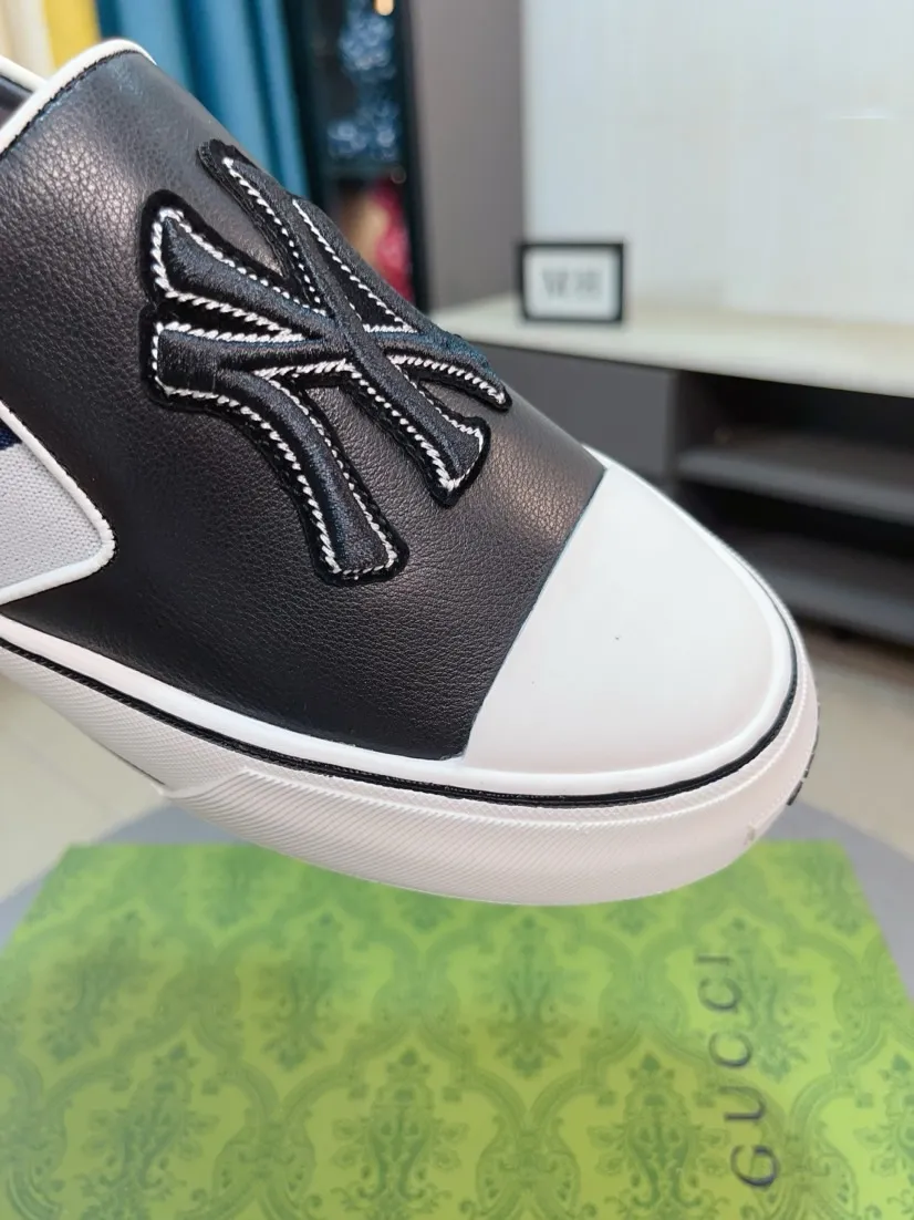 Men's shoes 💰458🌹🌹GUCCI [Gucci] New high-end brand of men's shoes, the latest fashionable casual men's shoes, trendy and versatile, relaxed and sporty style, uppers imported from Italy, first-layer cowhide, genuine leather lining, and ultra-fine workmanship. Original personalized fashionable rubber wear-resistant outsole, light and comfortable on the foot, size 38-44